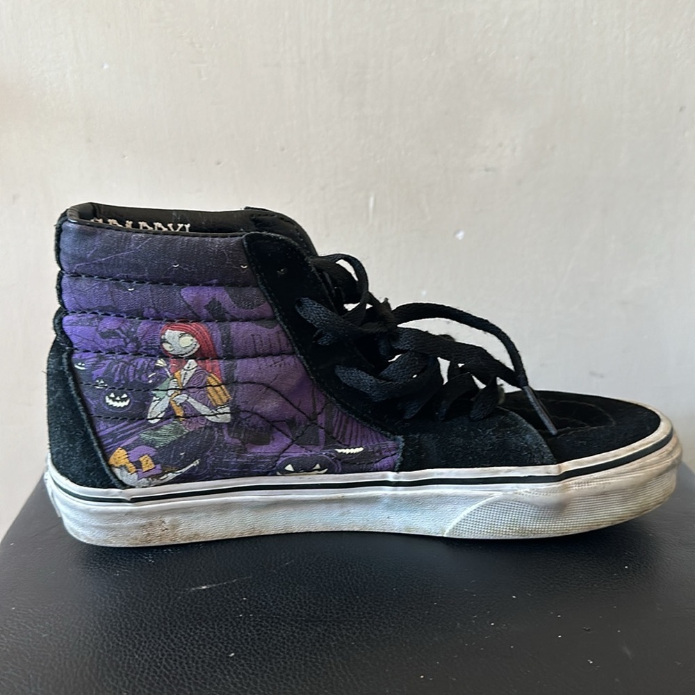 Vans Nightmare Before Christmas Sk-8 Hi Black Purple Sneakers Jack Sally Zero - Picture 10 of 13